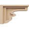 Ekena Millwork 3"W x 9"D x 6"H Classic Highland Rough Cedar Woodgrain TimberThane Corbel, Primed Tan CORUR03X09X06HLDRCPR - alternate 4
